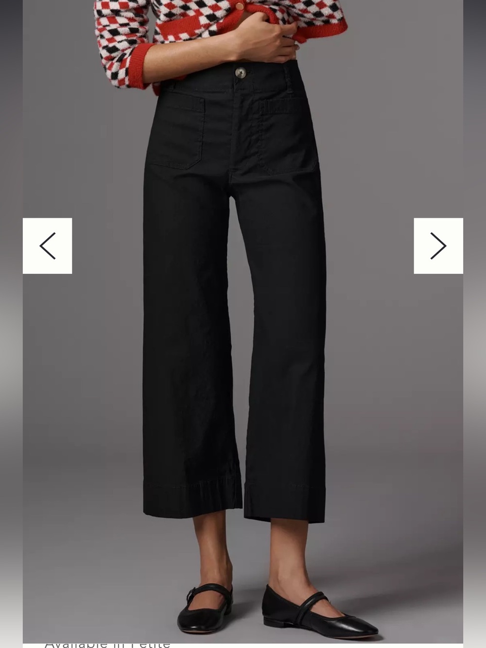 Maeve Colette High-Rise Wide-Leg Pants